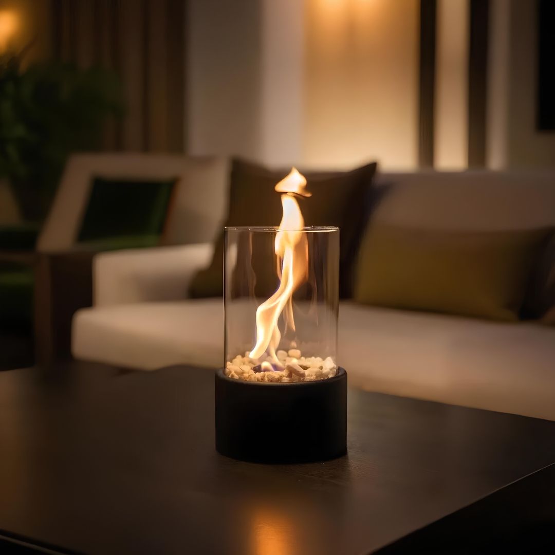 Klassische Öllampe mit offener Flamme - Lumora | Brehn