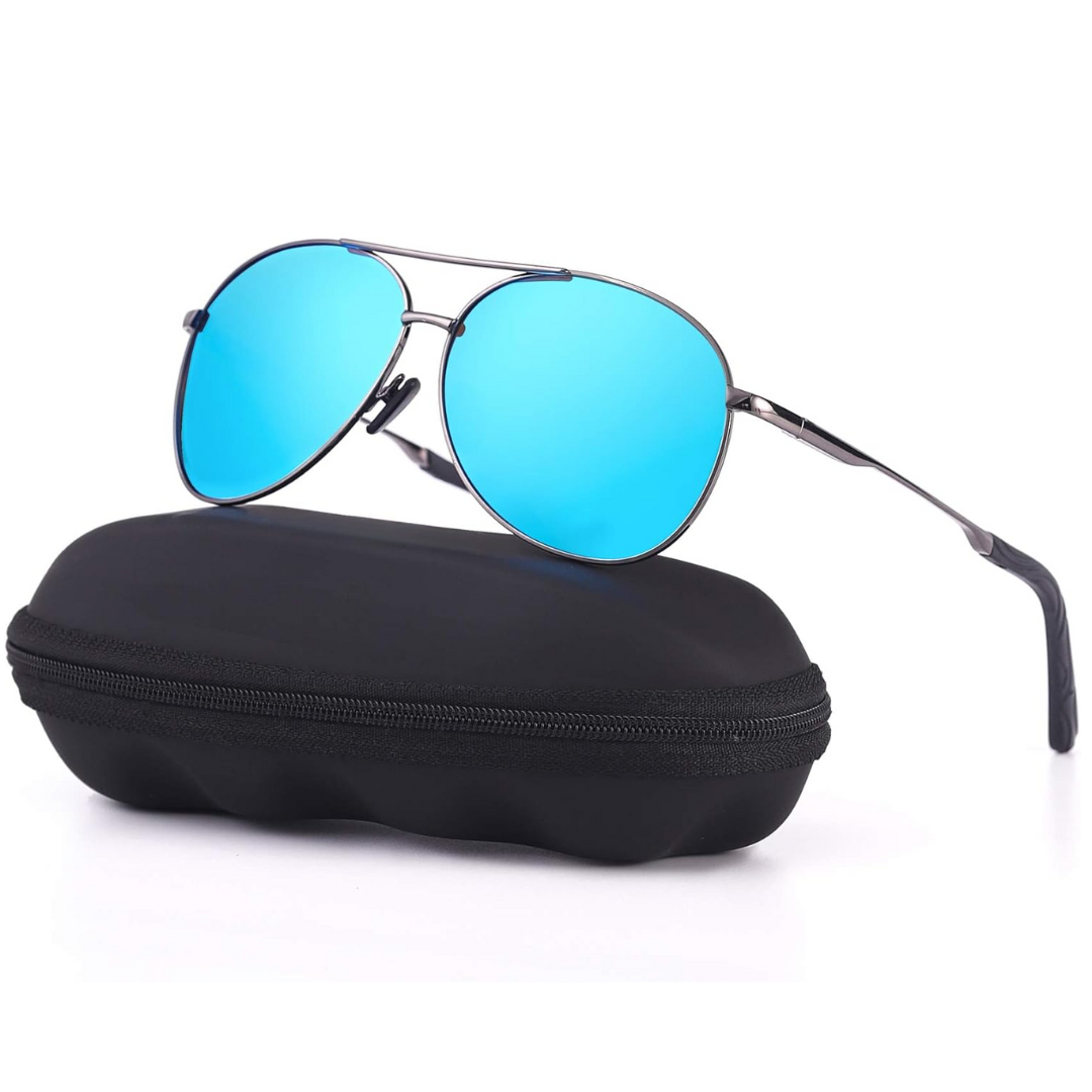 Premium polarisierte Aviator-Sonnenbrille - Joey | Brehn