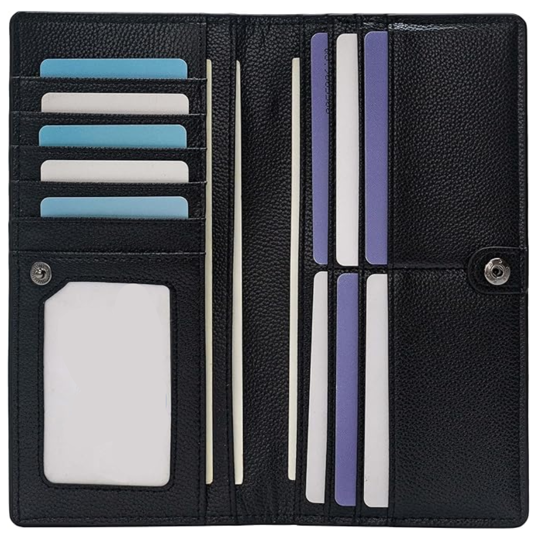Ultra-dünnes RFID Leder Wallet Brehn