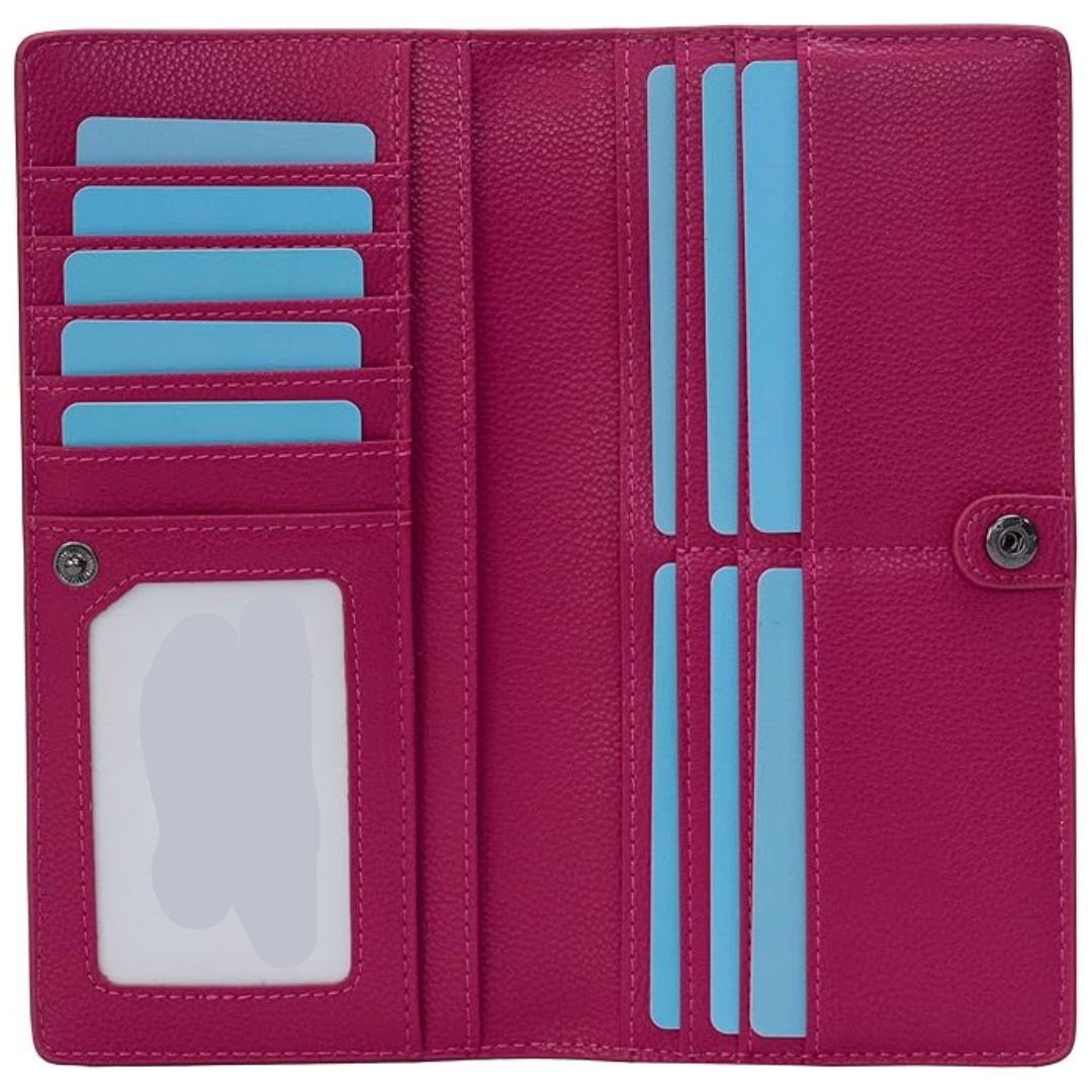 Ultra-dünnes RFID Leder Wallet Brehn