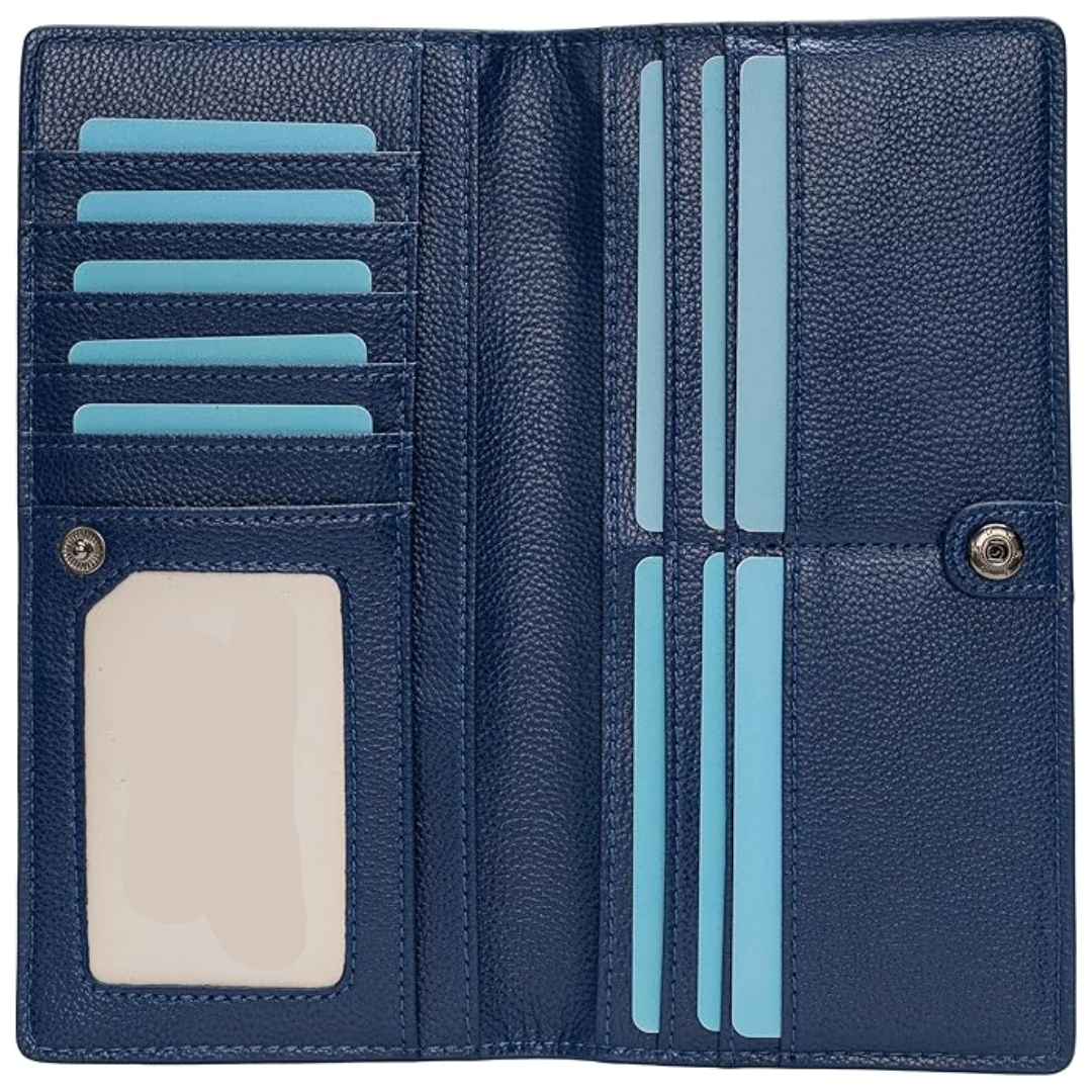 Ultra-dünnes RFID Leder Wallet Brehn