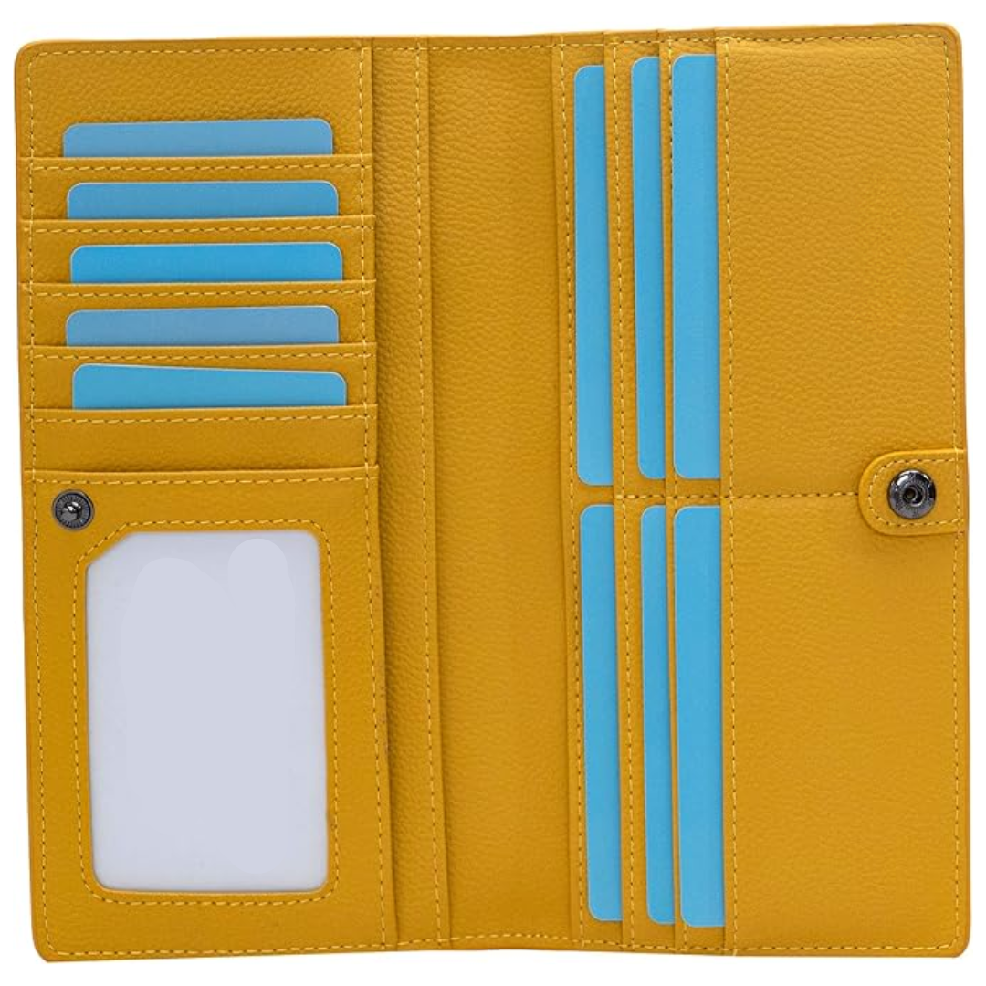 Ultra-dünnes RFID Leder Wallet Brehn
