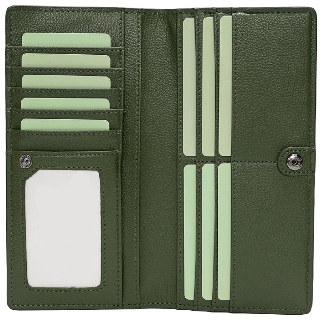 Ultra-dünnes RFID Leder Wallet Brehn