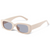 Retro rechteckige Y2K Sonnenbrille - Aria | Brehn