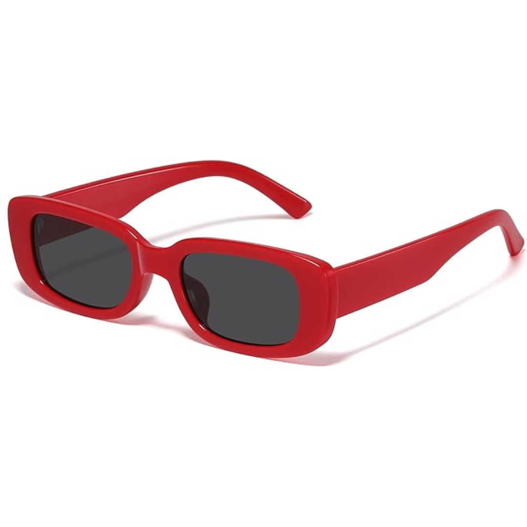 Retro rechteckige Y2K Sonnenbrille - Aria | Brehn