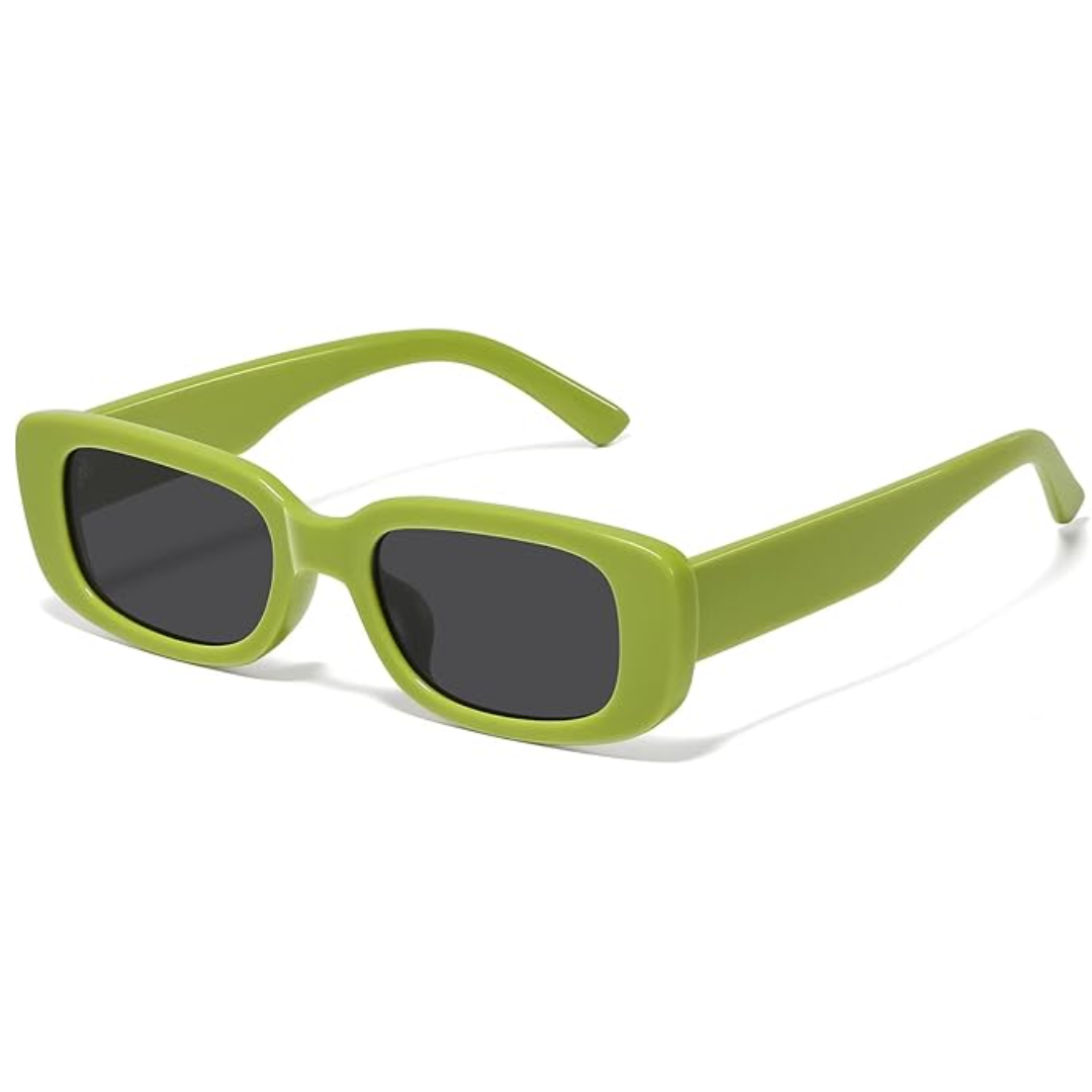 Retro rechteckige Y2K Sonnenbrille - Aria | Brehn