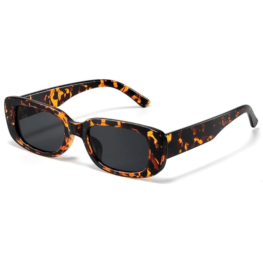 Retro rechteckige Y2K Sonnenbrille - Aria | Brehn