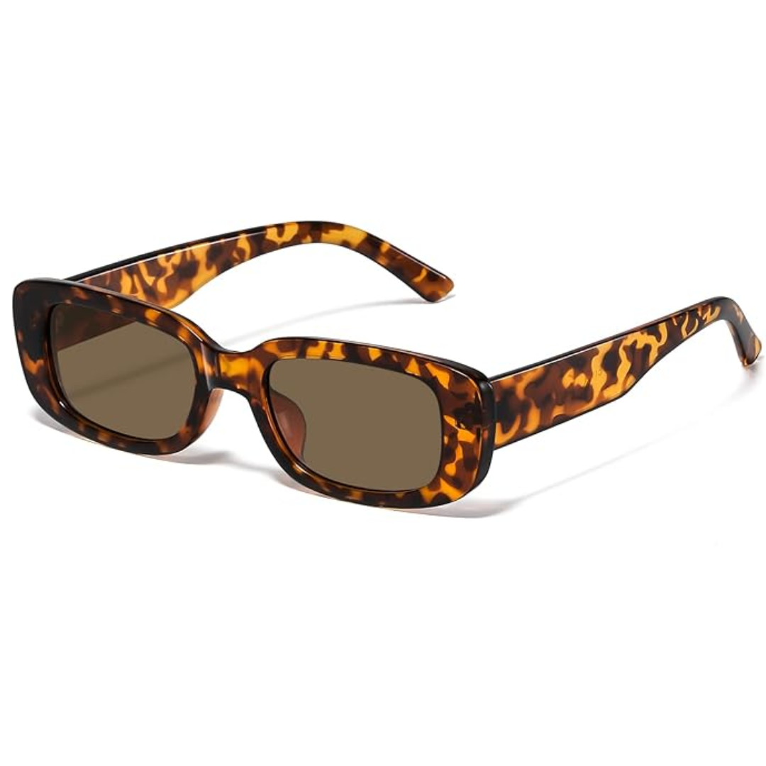 Retro rechteckige Y2K Sonnenbrille - Aria | Brehn