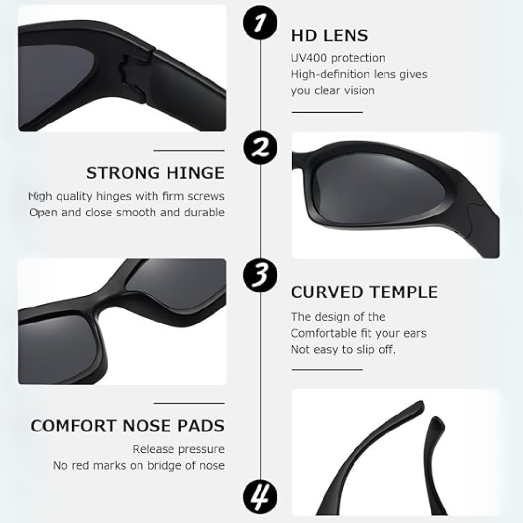 Polarized Sport Sonnenbrille - SwiftWrap | Brehn