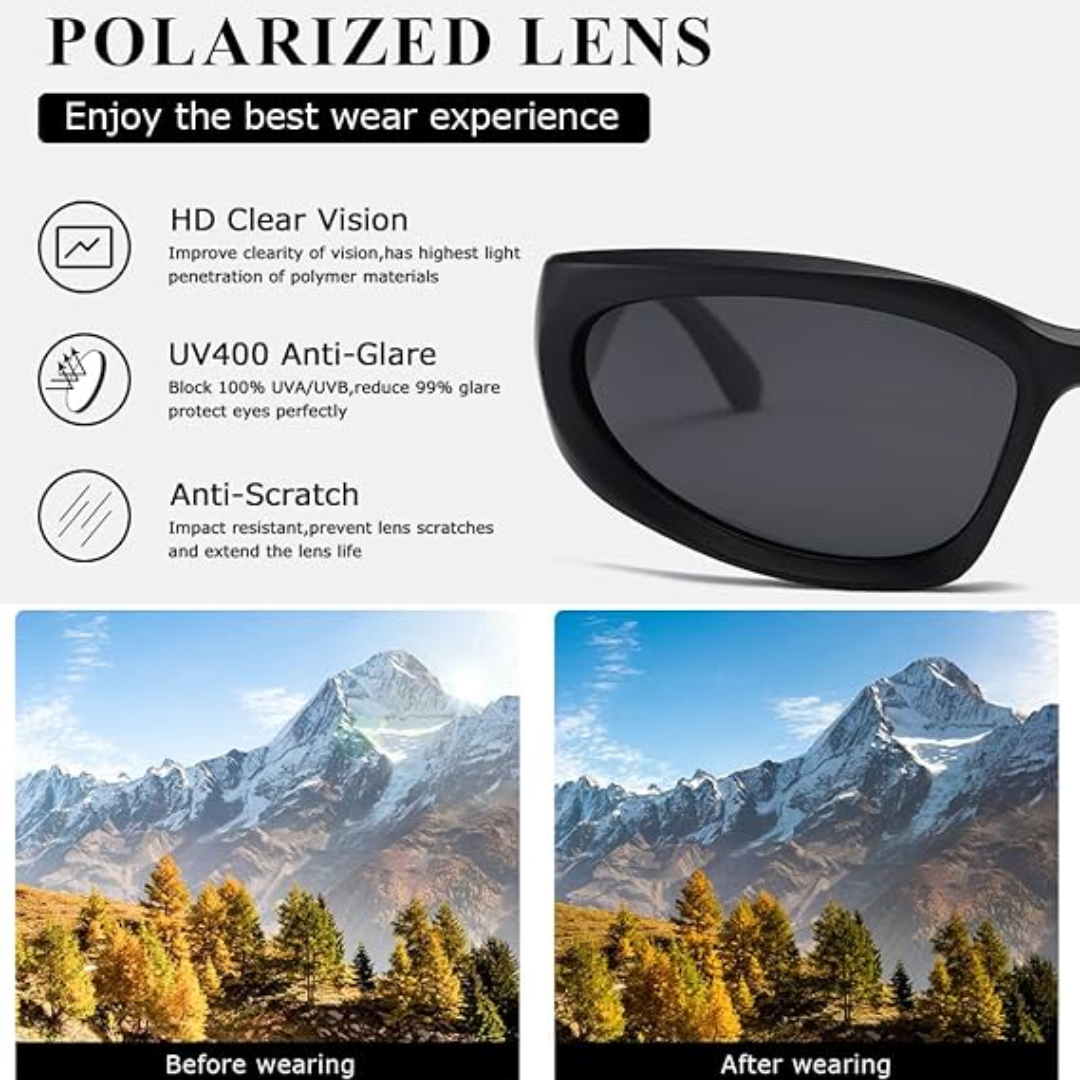 Polarized Sport Sonnenbrille - SwiftWrap | Brehn