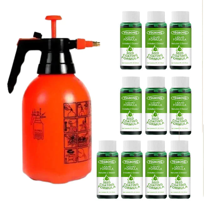 Grünes Graswachstumsspray | Sprühen sie ihr neuen Rasen! | Brehn