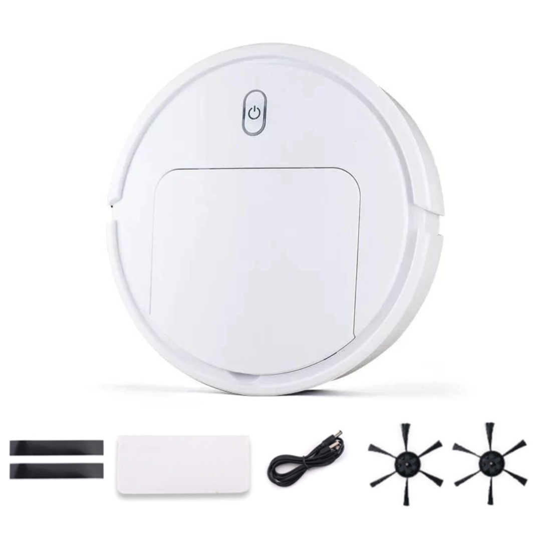 Brehn | Cleanoro S6 Robotstaubsauger | Kompakt & Intelligent | Für Tierhaare, Harte Böden & Teppiche | 2h Laufzeit