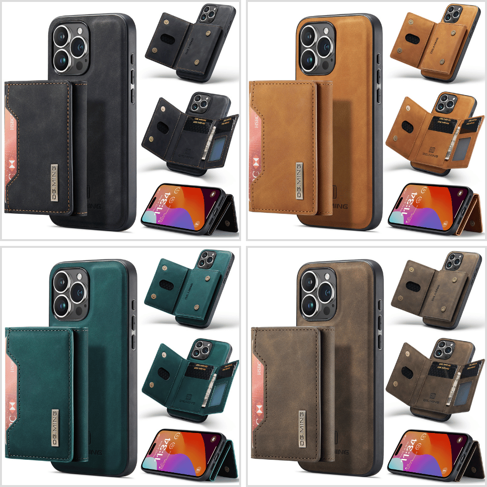 2-in-1 iPhone-Hülle mit abnehmbarer Brieftasche