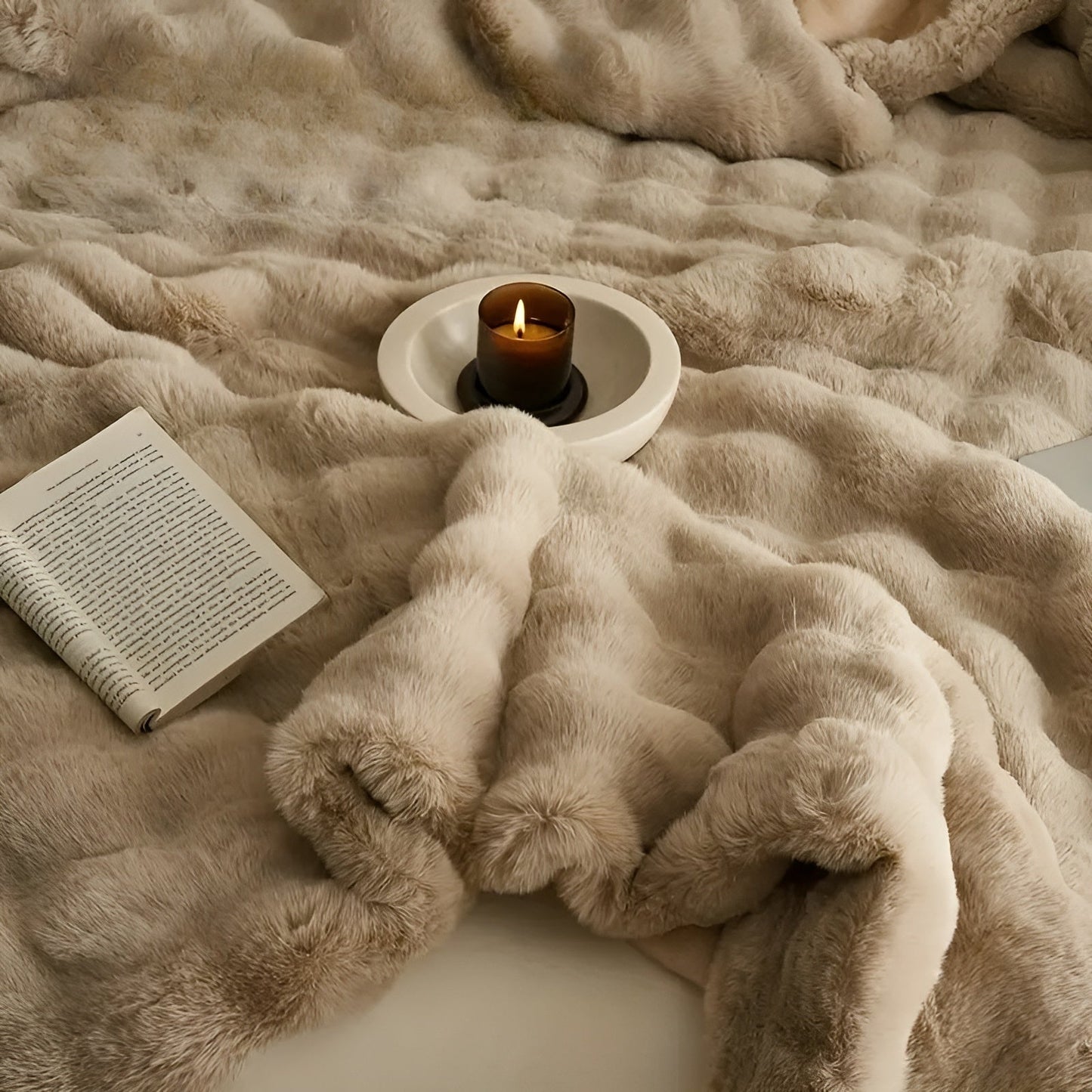 Fleece- und Fleece-Brehnanket – Extra weich und warm | Perfekt für Sofa und Schlafzimmer