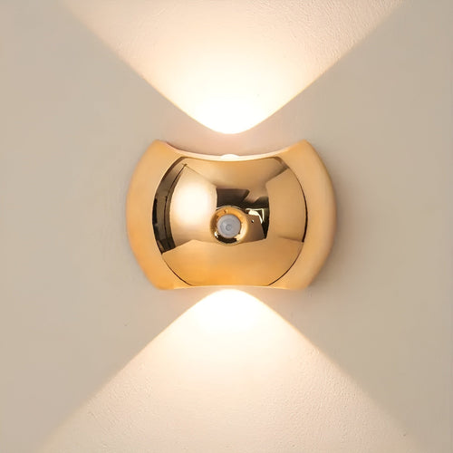 Wandleuchte mit Bewegungssensor – Doppel-LED-Licht Oben & Unten | Magnetisch & Tragbar | Brehn