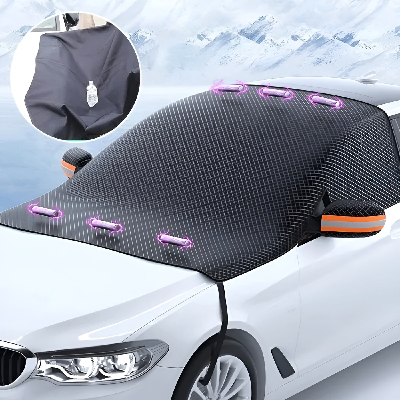 Magnetische Auto-Schneeabdeckung – Schneller Schutz vor Eis und Schnee | SuitaBrehne für Wintertage