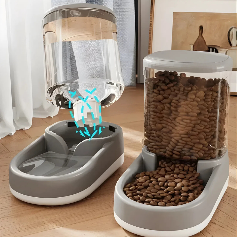 PawFill Futter- & Wasserspender Set automatisch | Brehn