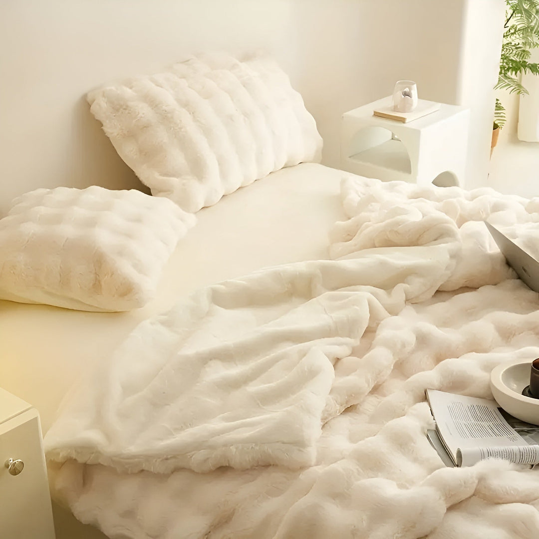 Fleece und Fleece-Decke – Extra weich & warm | Perfekt für Sofa und Schlafzimmer | Brehn
