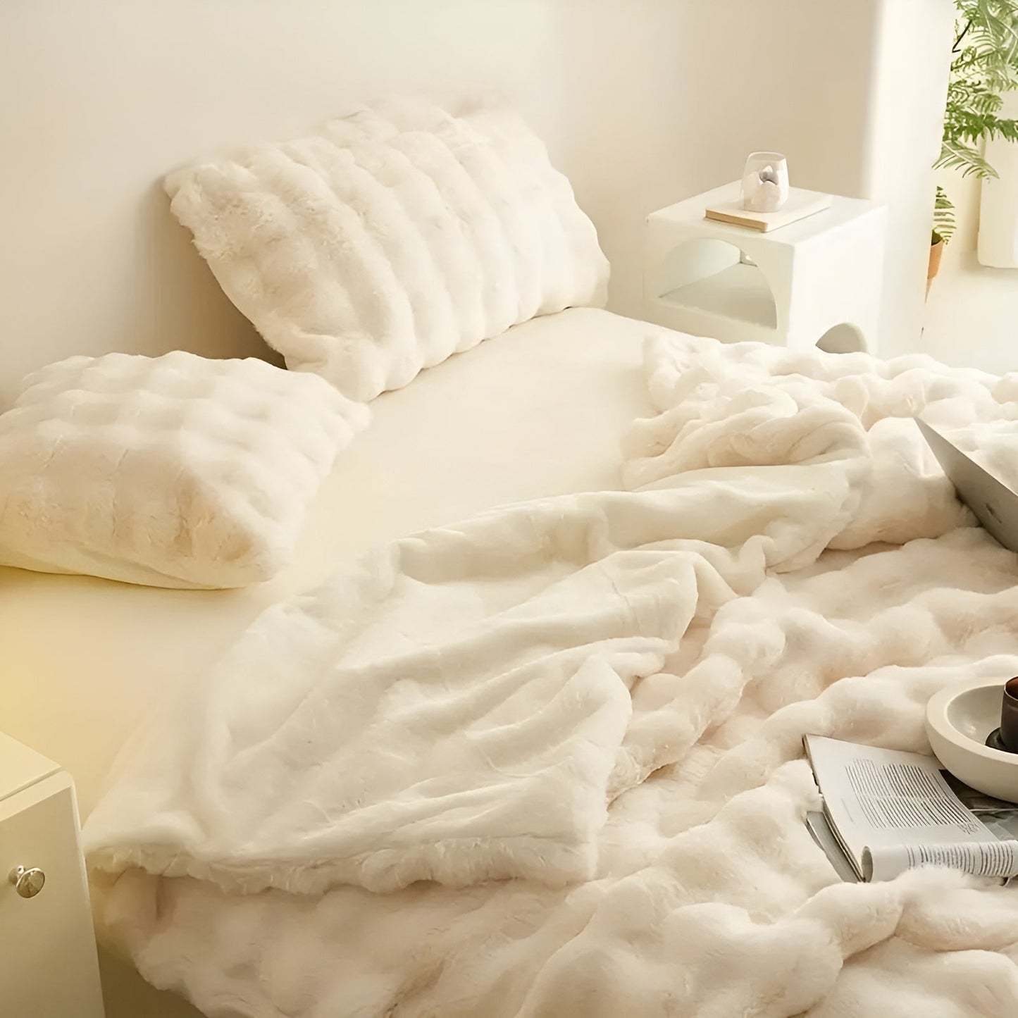 Fleece- und Fleece-Brehnanket – Extra weich und warm | Perfekt für Sofa und Schlafzimmer