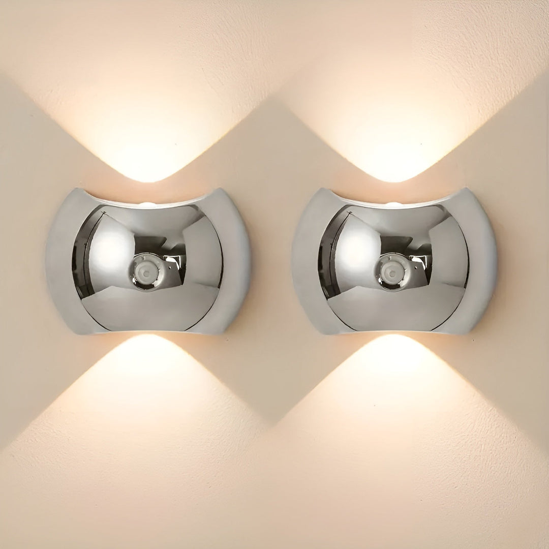 Wandleuchte mit Bewegungssensor – Doppel-LED-Licht Oben & Unten | Magnetisch & Tragbar | Brehn