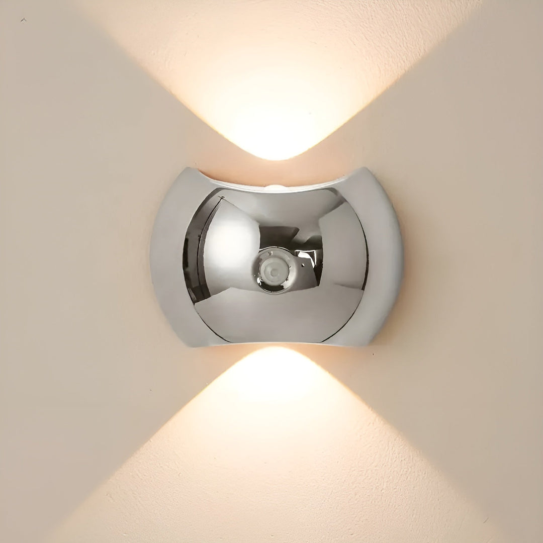 Wandleuchte mit Bewegungssensor – Doppel-LED-Licht Oben & Unten | Magnetisch & Tragbar | Brehn