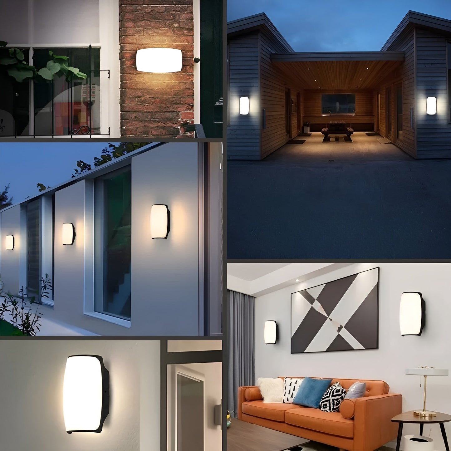 LED-Gebäudespiegel – Wasserdicht mit Bewegungssensor | Ideal für Ihr Zuhause, Terrasse und Garten