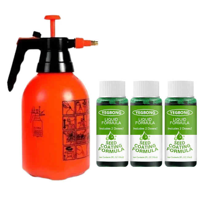 Grünes Graswachstumsspray | Sprühen sie ihr neuen Rasen! | Brehn