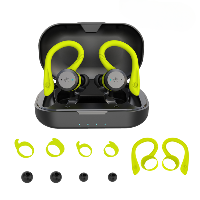 Wasserdichte AudioActive Sport-Ohrhörer – 20 Stunden Wiedergabezeit und Bluetooth