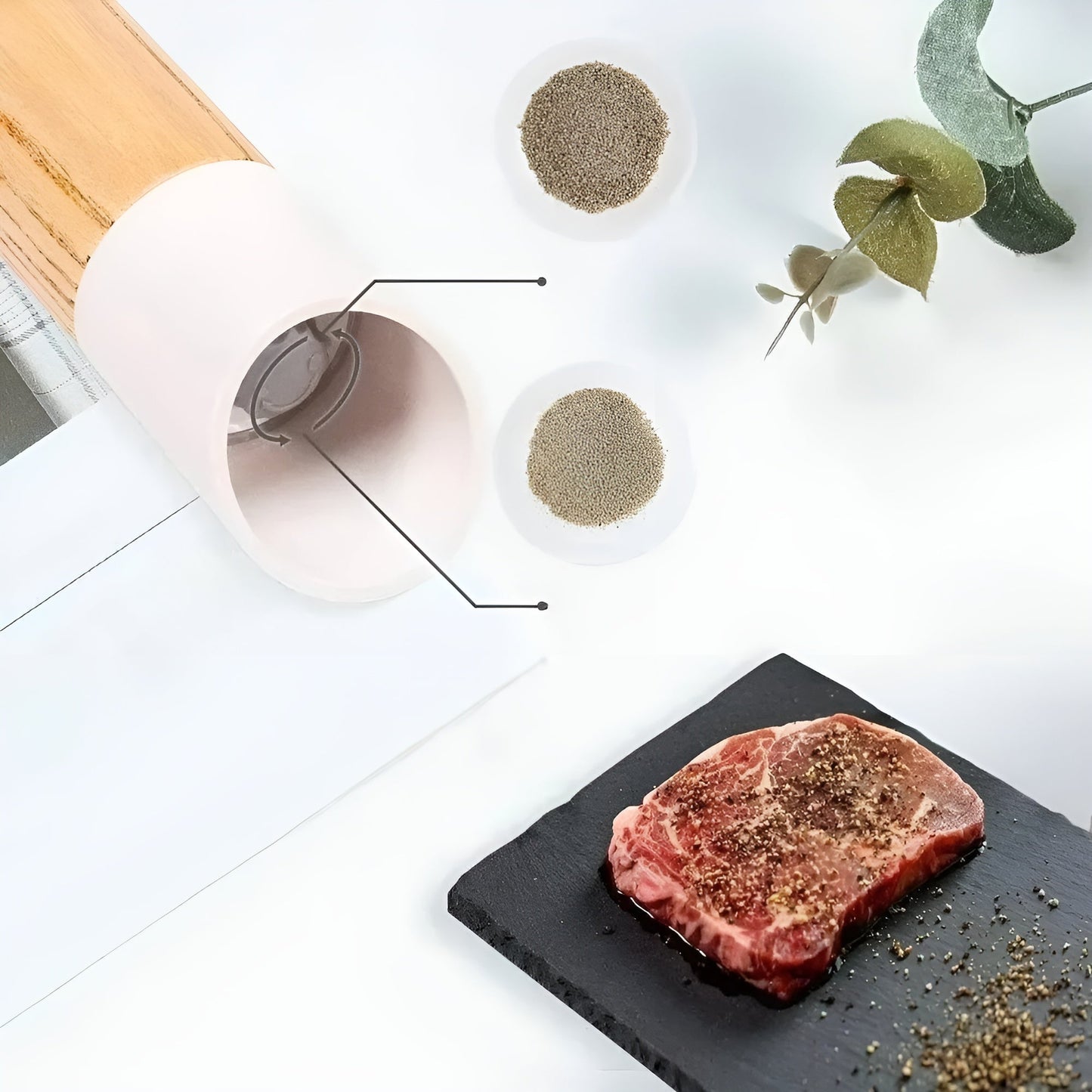 Salz- und Pfeffermühlen-Set – AdjustaBrehne Grinder | Stilvoll für jede Küche
