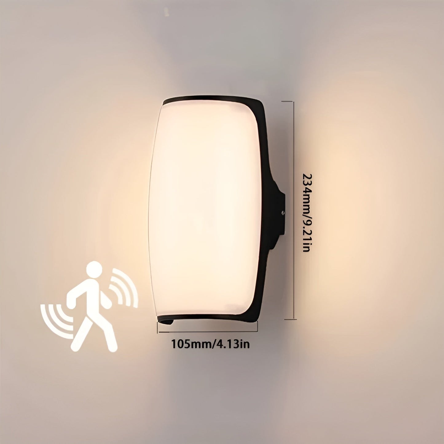 LED-Gebäudespiegel – Wasserdicht mit Bewegungssensor | Ideal für Ihr Zuhause, Terrasse und Garten