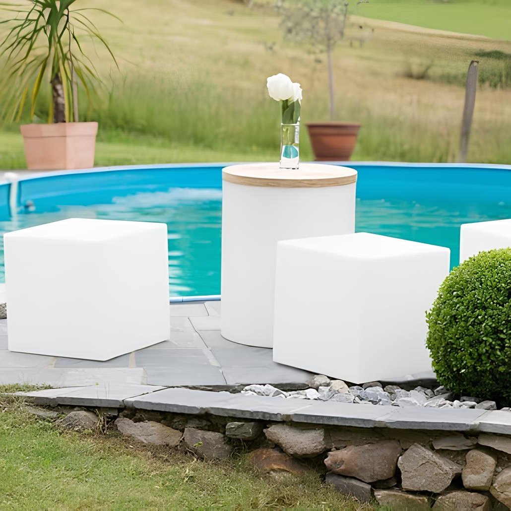 Moderner Cube Gartenlicht – Beleuchtung für Außen- und Innenräume