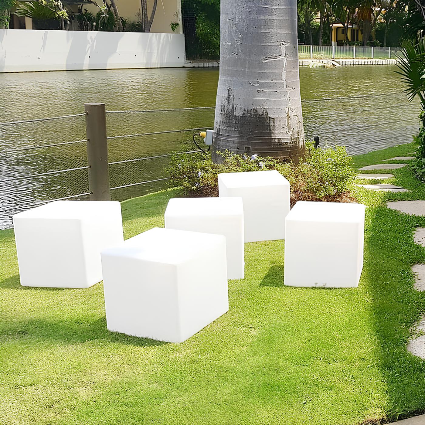 Moderner Cube Gartenlicht – Beleuchtung für Außen- und Innenräume