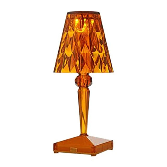 Acryl Kristall Tischlampe – Kunstvolles Design, Dimmbar, Energiesparend, Ideal für Wohnzimmer oder Schlafzimmer | Brehn