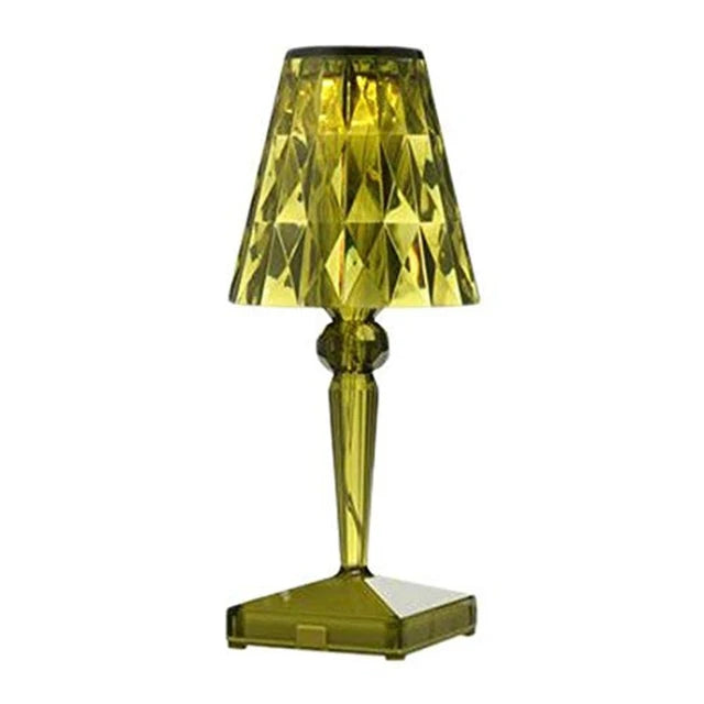 Acryl Kristall Tischlampe – Kunstvolles Design, Dimmbar, Energiesparend, Ideal für Wohnzimmer oder Schlafzimmer | Brehn