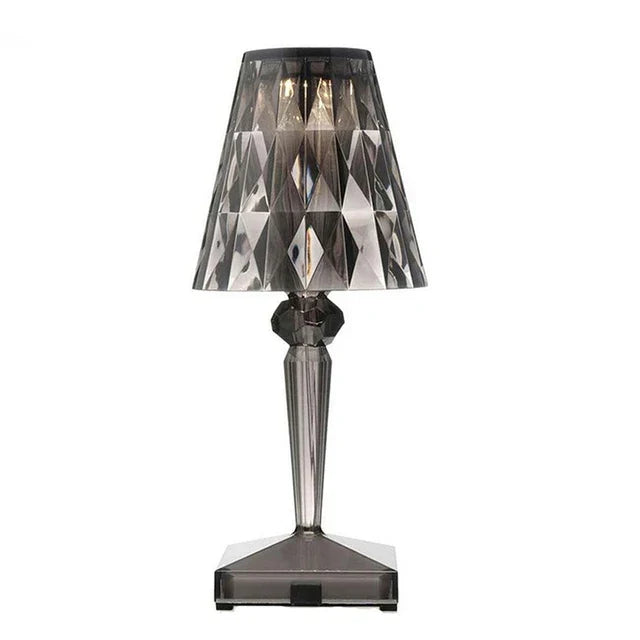 Acryl Kristall Tischlampe – Kunstvolles Design, Dimmbar, Energiesparend, Ideal für Wohnzimmer oder Schlafzimmer | Brehn