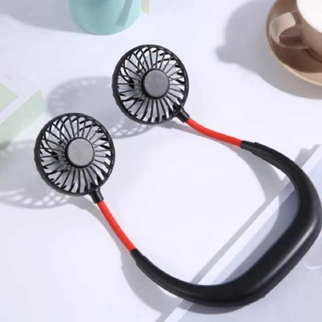 Brehn | Tragbarer Dual-Halsventilator mit USB