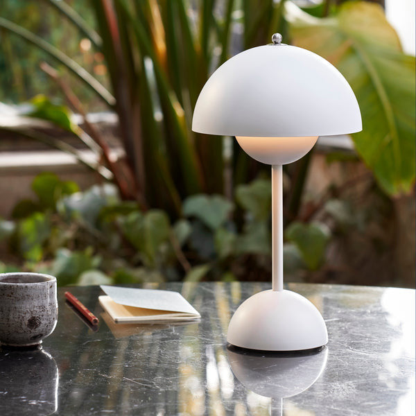 Brehn | Verstellbare Helligkeit Blumenpottlampe - Italienische wiederaufladbare Tischlampe VP3