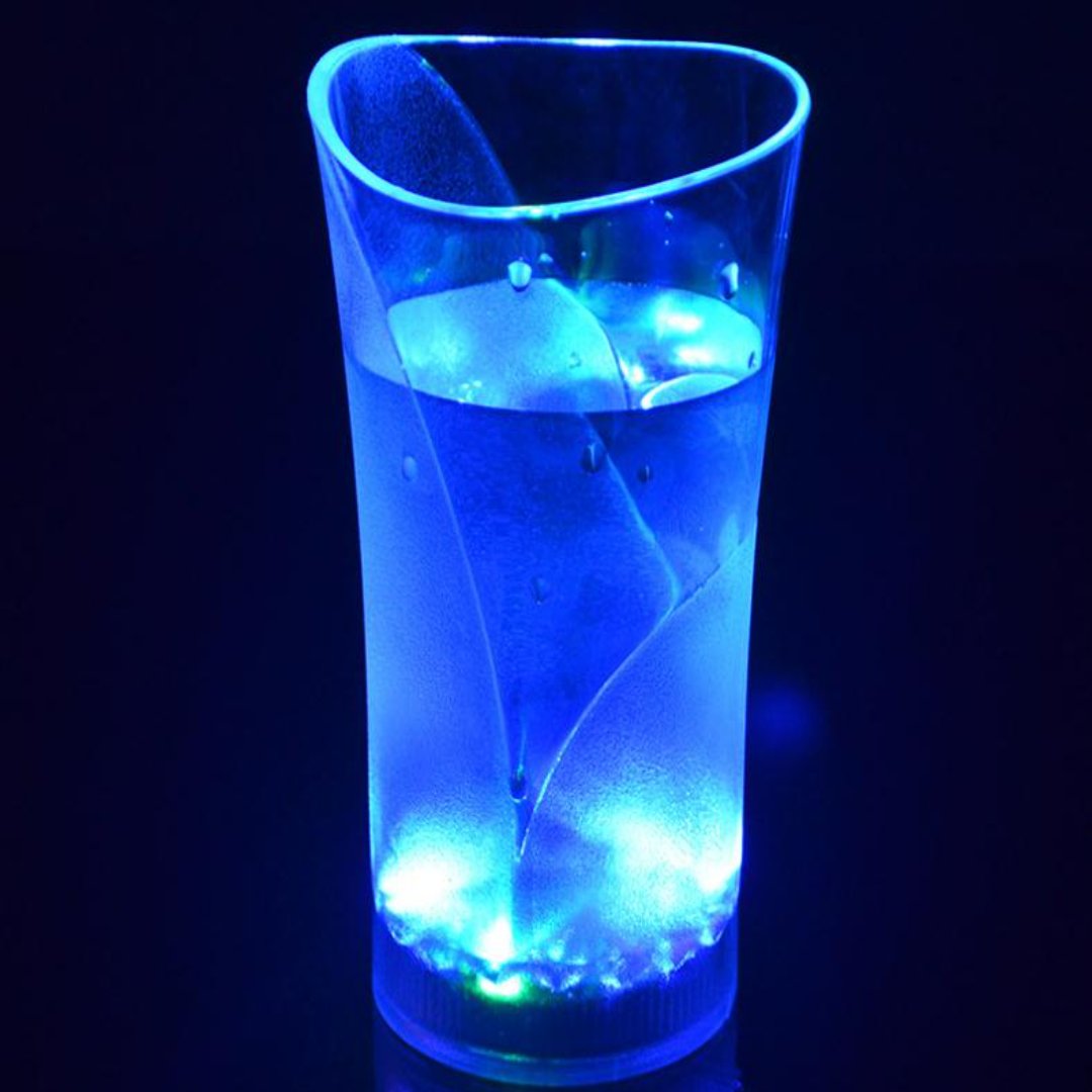Valentinstag Brehninkendes farbenfrohes LED-Licht-auf-Becher-Glas | Brehn