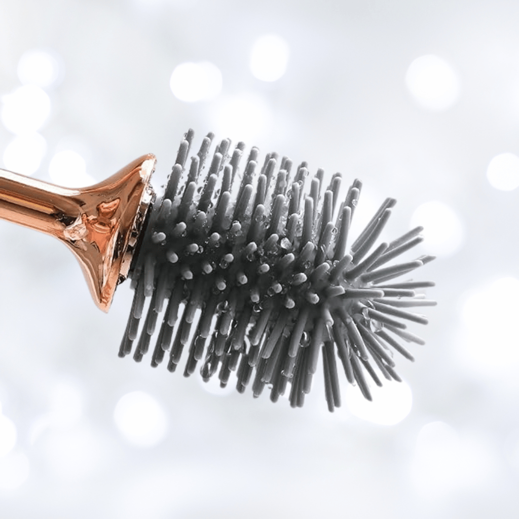 Brehn | Eleganter Flexi-Toilettenbürste mit schnelltrocknendem Wandhalter