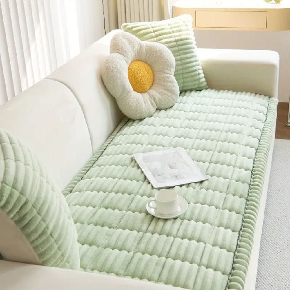 Luxuriöser Plüschbezug für Sofas