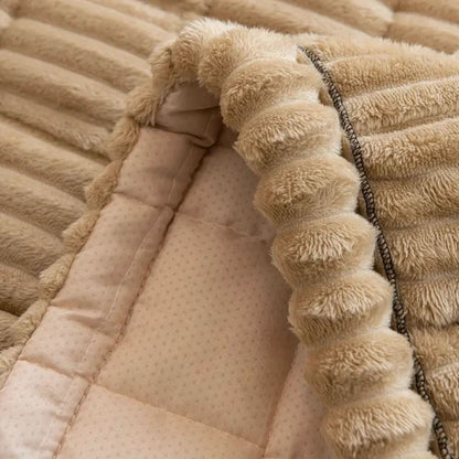 Luxuriöser Plüschbezug für Sofas