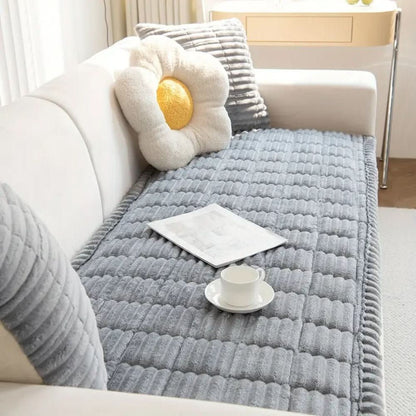 Luxuriöser Plüschbezug für Sofas