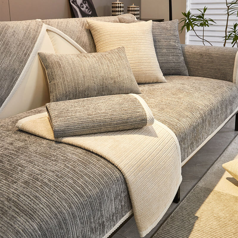 Brehn | SofaShield Luxe Anti-Kratzer Sofa Schutz – Kr kratzfeste Chenille Schutz für Haustiere