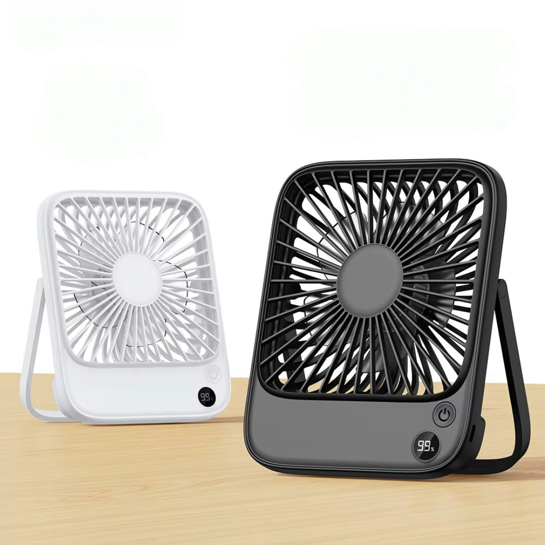 Tragbarer Ventilator mit Akku – 4 Geschwindigkeitsstufen | Brehn