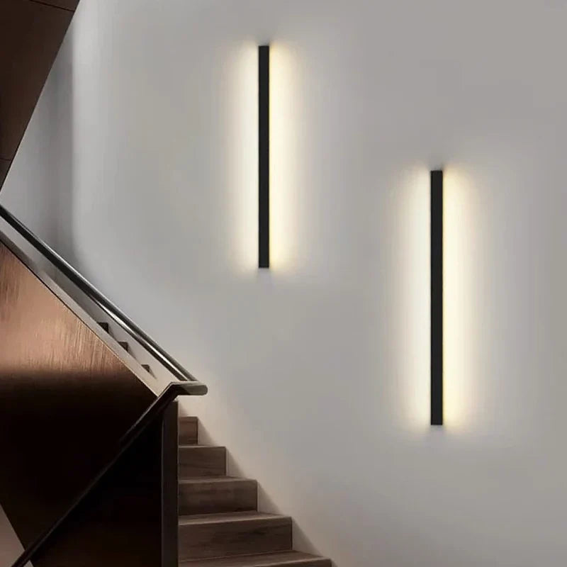 Moderne Lange Wandleuchte LED für Wohnzimmer – Minimalistische Wandlampe Design | Brehn