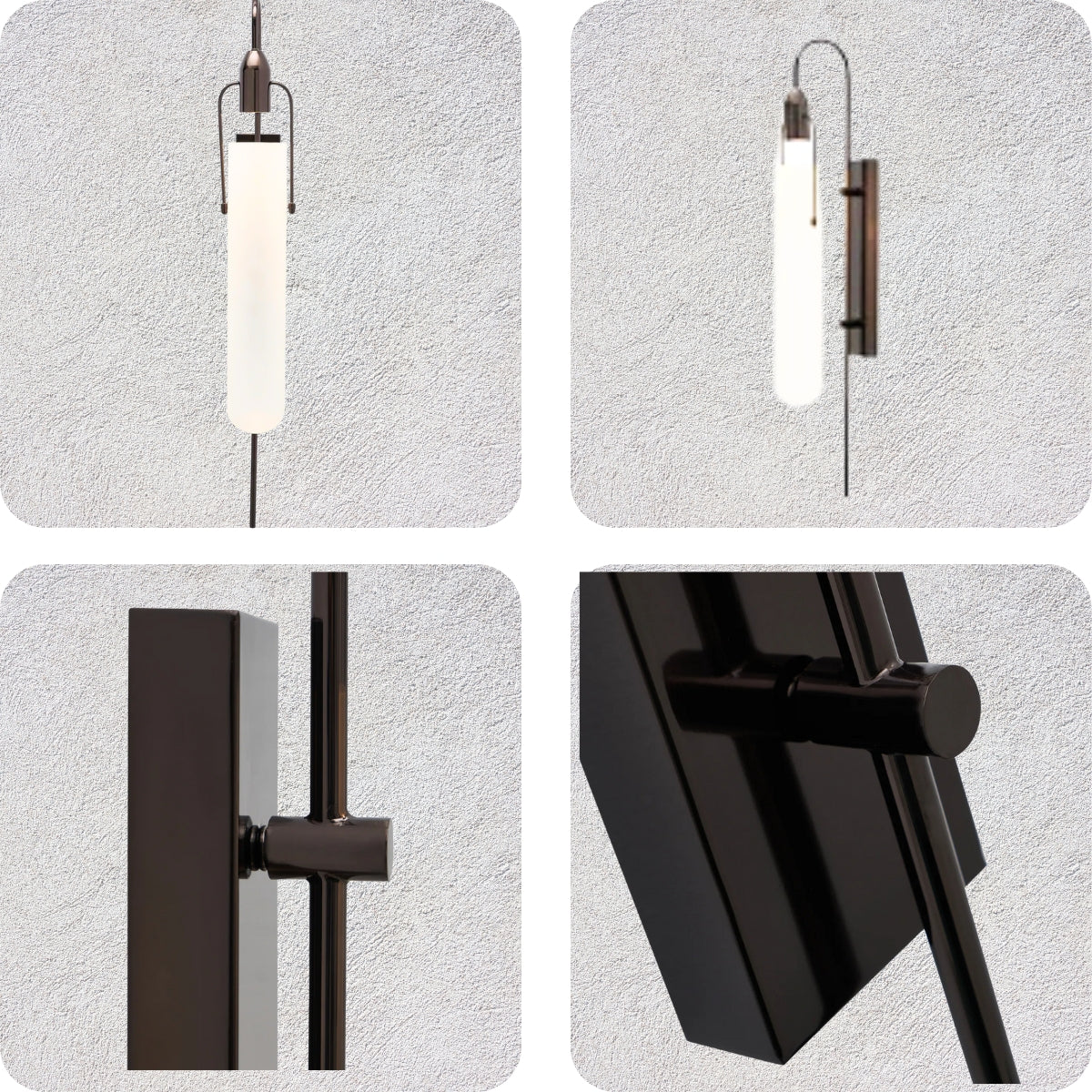 Brehn | Industrielle Glaswandlampe