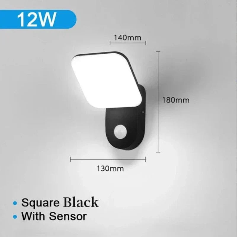 SecureLight – LED-Außenleuchte mit Bewegungsmelder | Wasserdicht & energieeffizient
