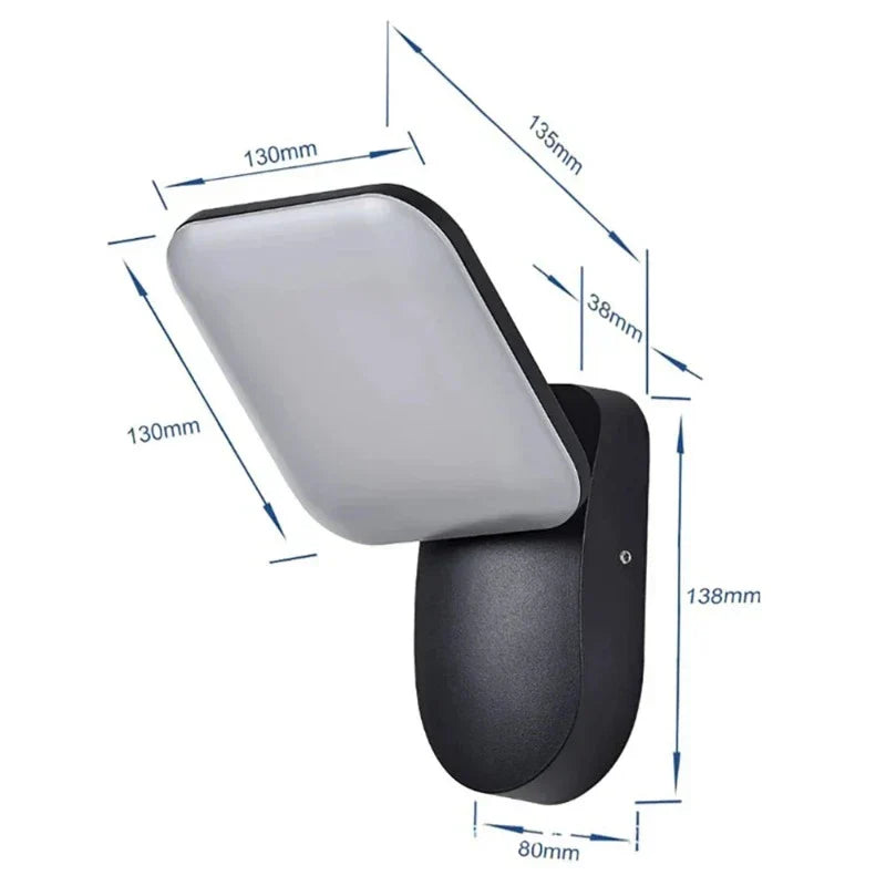 SecureLight – LED-Außenleuchte mit Bewegungsmelder | Wasserdicht & energieeffizient
