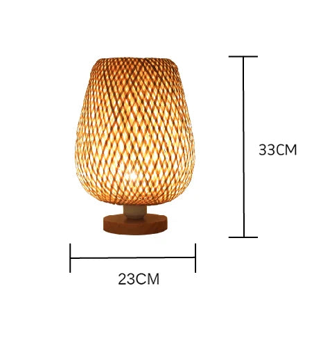 RetroBambooCraft – Vintage-Bambuslampen, handgefertigt