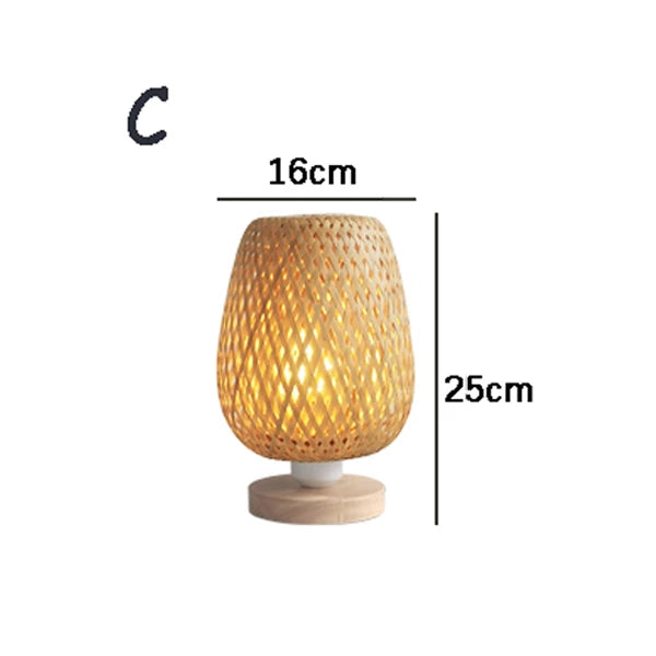 RetroBambooCraft – Vintage-Bambuslampen, handgefertigt